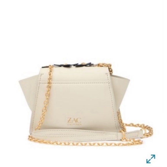 NWT Rare authentic Zac Zac Posen Eartha Mini Chain Leather Crossbody/bag - Picture 4 of 17